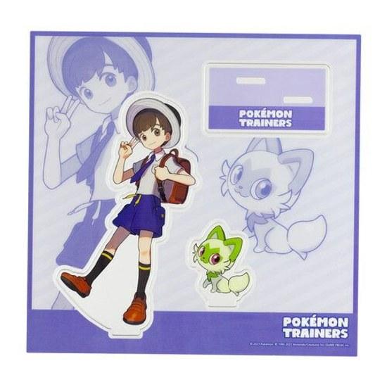 Pokémon Center Original Acrylic Stand POKEMON TRAINERS Hart Nyaho Trainer Cash on Delivery Not Available