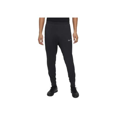 Calça de Futebol Slim Fit Masculina com Estampa de Logo, Cintura Média e Punhos Elásticos, Cor Preta FZ0571-010