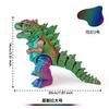 Colourful Dinosaur 3D Printed Toy Joint Movable Simulation Dinosaur Toy Statue Desktop Decor Ornament Decompression Toy Boy Gift