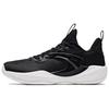 Light Cavalry 9 Cushioning Slip Resistant Abrasion Resistant Low Top Basketball Shoes Men's Black White Sneakers 112421610-2
