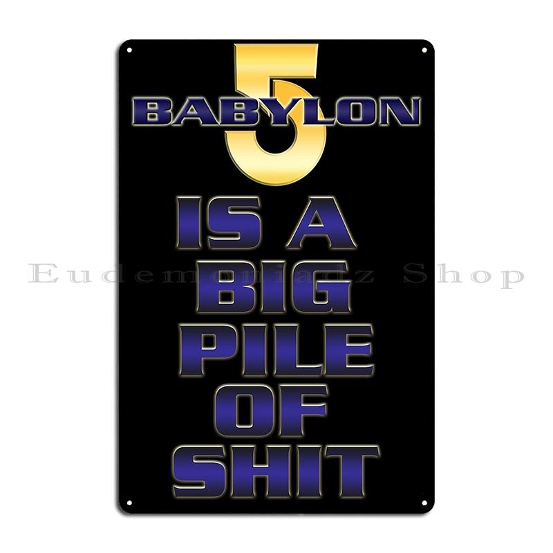 Gkar From Babylon 5 Metal Plaque Poster Living Room Wall Decor Cinema Garage Classic Tin Sign Poster