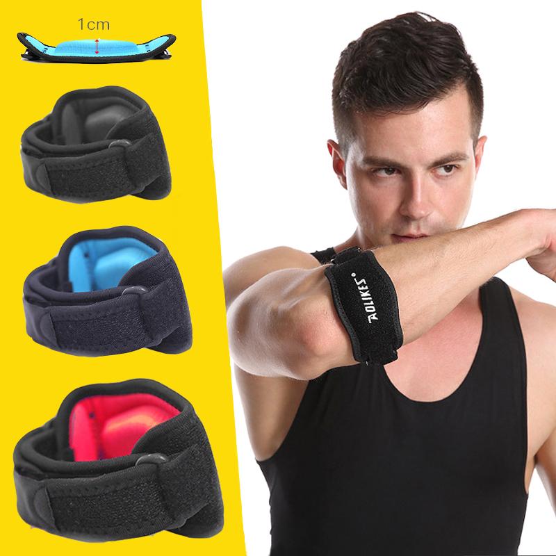 

1Пара Баскетбол Бадминтон Теннис Гольф Локоть Ремешок Гольф Ремень Боковой Болевой Синдром Эпикондилит
