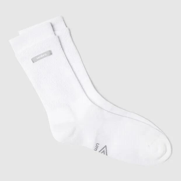 Women's Layered Crew Socks White UR122CSC18