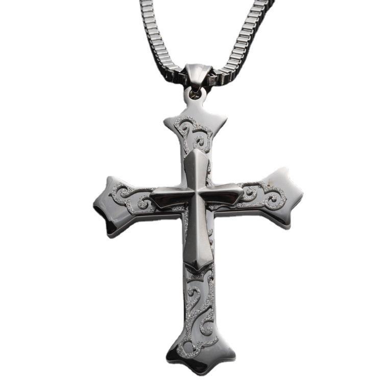 Style Men'S Necklace Titanium Steel Pendant Pendant Personalized Girls Fashion Accessories