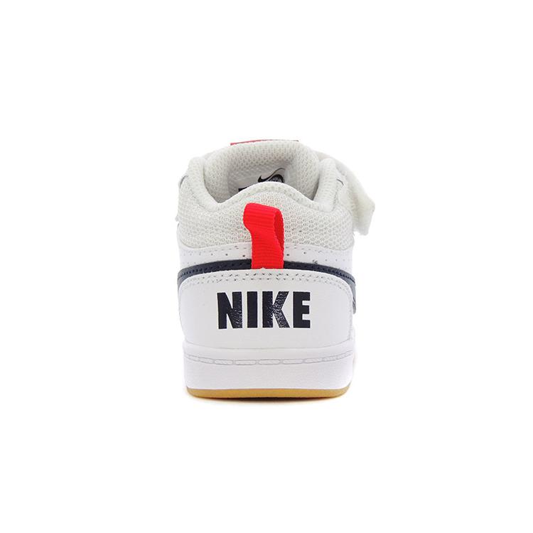 Nike Court Borough Mid 2 Low top Toddler Shoes White Black Infant And Toddler 870027-107