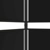 Vidaxl 5-Panel Room Divider, Black, 250 X 180 Cm, Fabric
