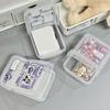 Plastic Card Film Storage Box Transparent Photocard Collection Case Flip Lip Card Holder Box  DIY