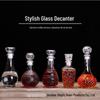 Crystal XO Spirits Decanter: Diamond Glass Red Wine Bottle