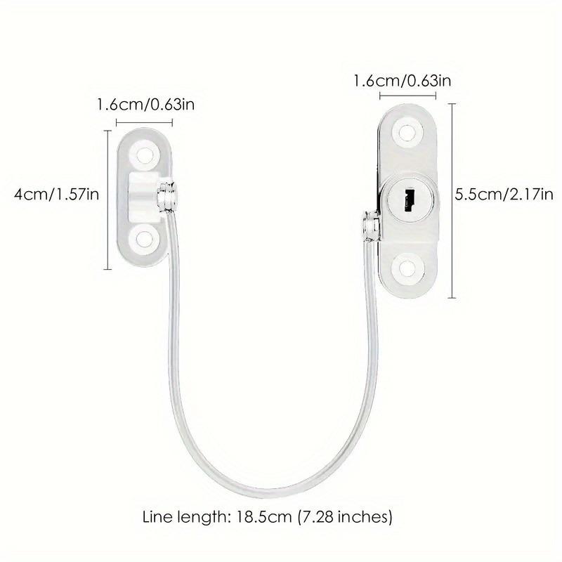 1PC Stainless Steel Safety Window Stopper Anti-theft Locks Limiter Window Restrictor Safety Accessories