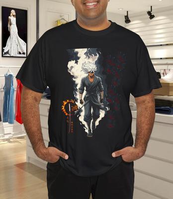 Samurai des Rauchs – Episches Anime-Krieger-T-Shirt