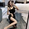 Temperament Slim Slim Waist Split Ladies All-match Bottoming Dress