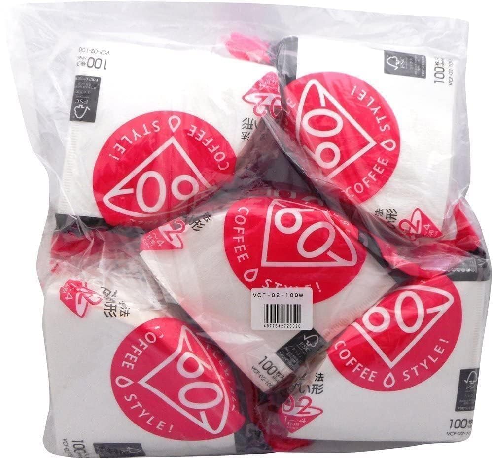 Hario V60 KAFFEE-PAPIERFILTER Hario Kaffee-Papierfilter für V60 100 Stück x 10 Stück Set