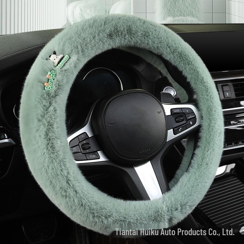 

Универсальный милый плюшевый зимний чехол на руль автомобиля 38cm