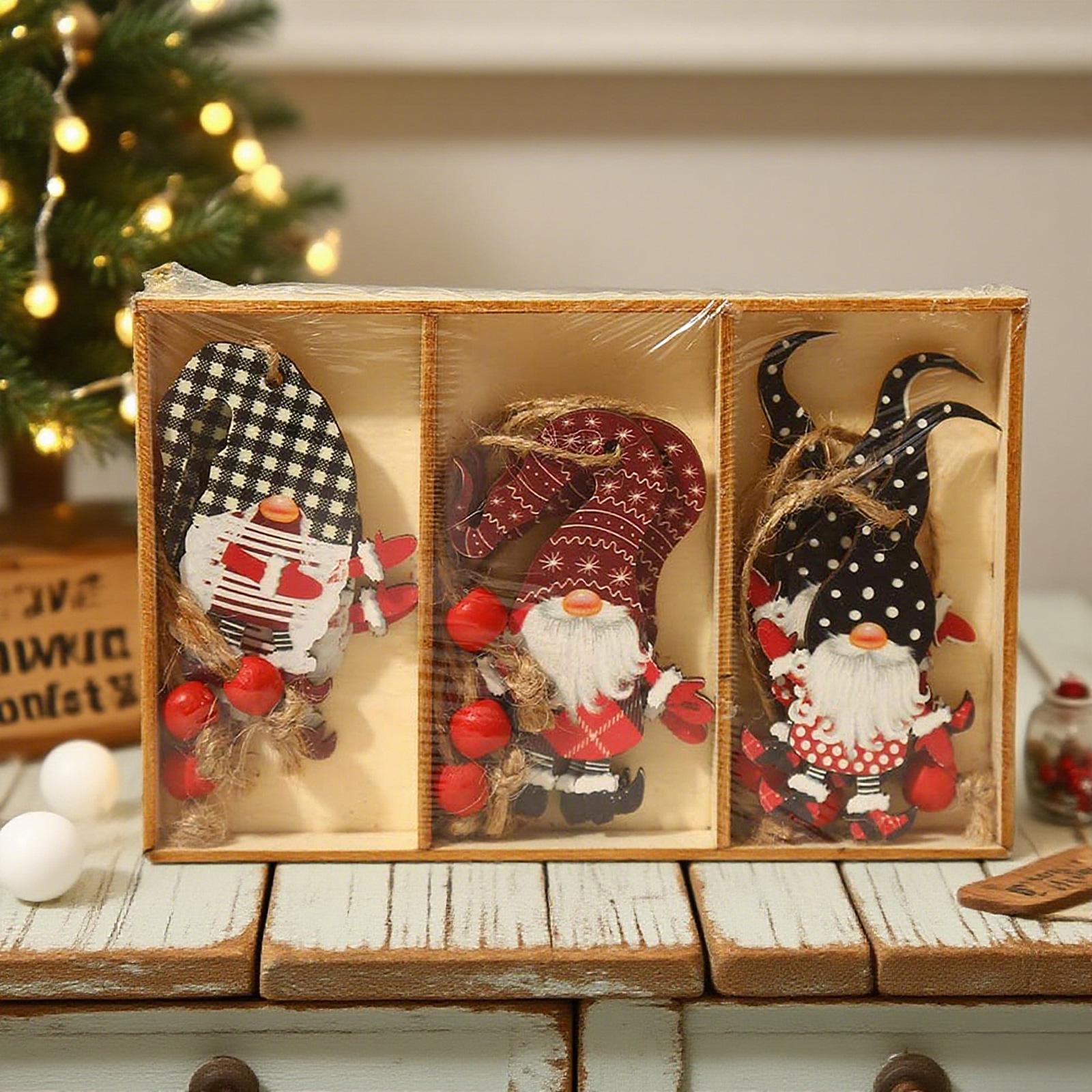 

Расписанные вручную деревянные украшения «Лесной человек» - Милые рождественские украшения и подарки