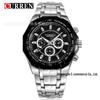 CURREN 8084 Men's Waterproof Quartz Watch with Steel Band - Casual Business Design