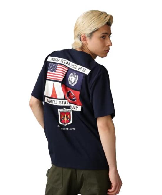 

AVIREX ПЛАСТЫРЬ ДЛЯ ЛИСТОВОГО МАТЕРИАЛА TOP GUN Футболка размера L, мужская футболка, (120), Темно-синий, 783-3934012