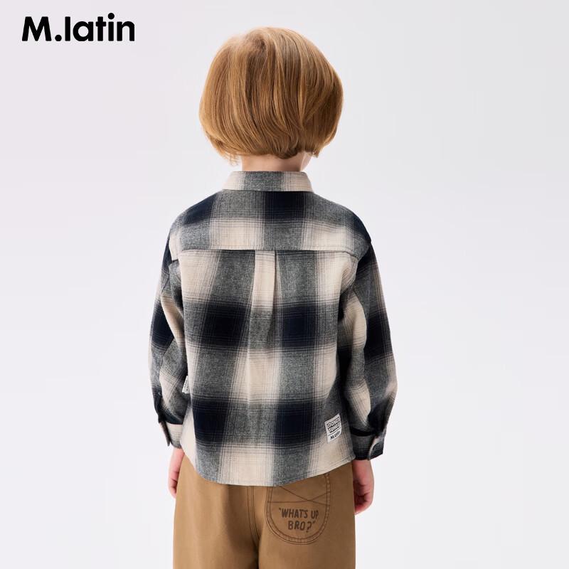 M.Latin Boys  Embroidered Long-Sleeve Shirt 140cm