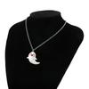Anime Hutao Ghost Necklace Keychain Cartoon Bag Pendant Cosplay Accessories