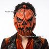 3D Halloween Pumpkin Head Mask: Horror Decoration for Carnival & Mardi Gras