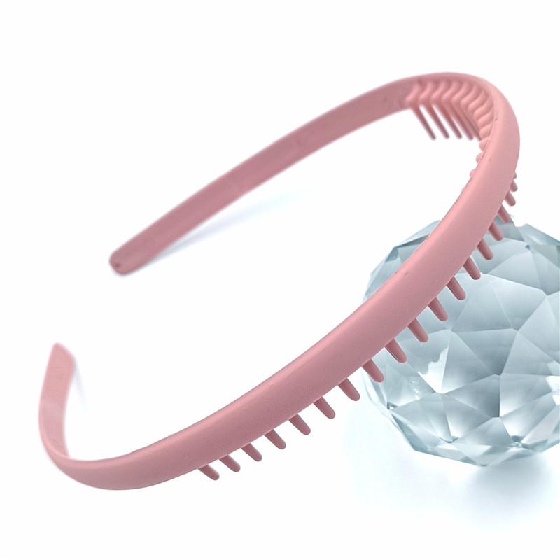 

Vogue Расческа для волос Ленты для волос с зубцами Простые аксессуары для волос Яркие цвета Женский обруч для волос Morandi Color Мода Сплошной цвет Новое высокое качество розовый