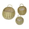 Handmade Willow Woven Wall Hanging Flower Basket Pot