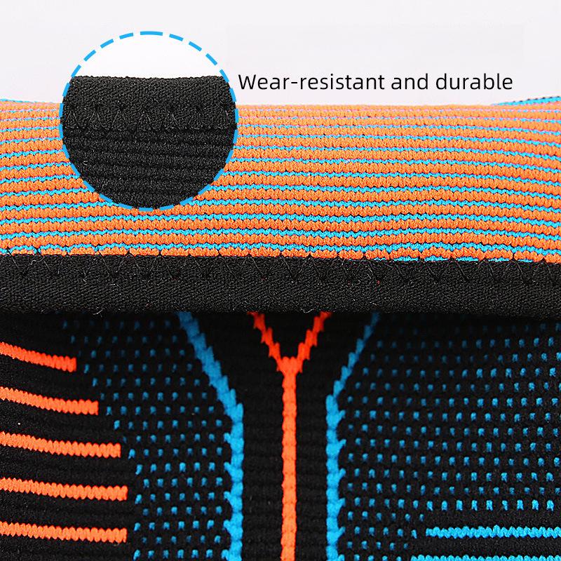 Sports de Plein Air Nylon Couleur Contrastée Coude Couverture Ajustement Extensible Élastique Amorti Décompression Basket-ball Fitness Équipement de Protection