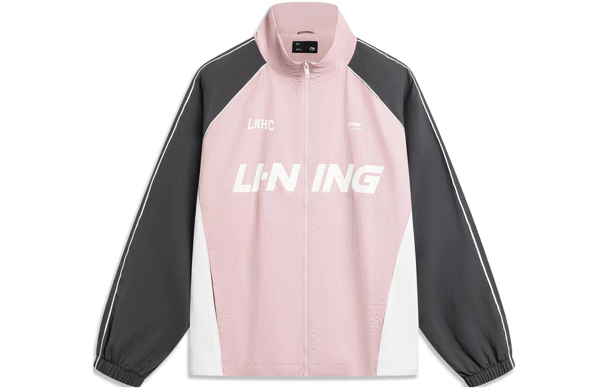 Коллекция спортивной моды Li Ning Куртки и пальто Унисекс Светло-розовый AJDT741-2 XL