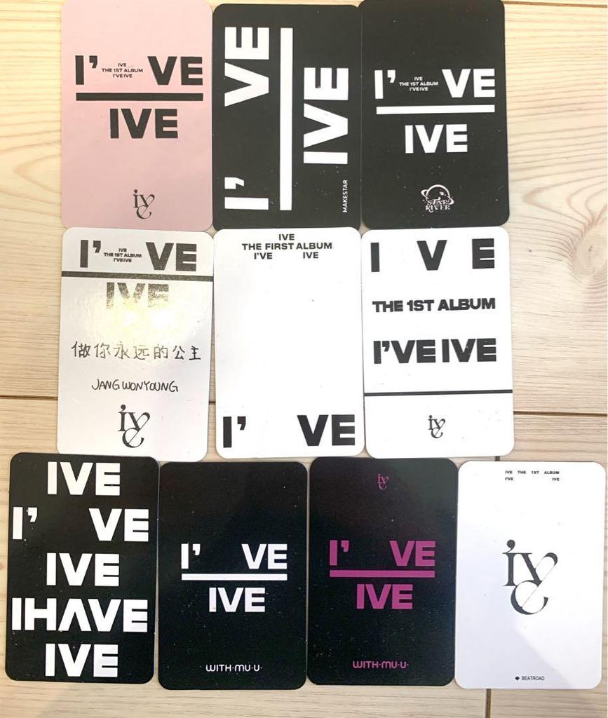 [USED] ive Wonyoung trading card