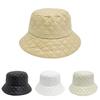 Minimalist Winter Bucket Hat For Women With Warmth And Sun Protection In Polyester Fabric