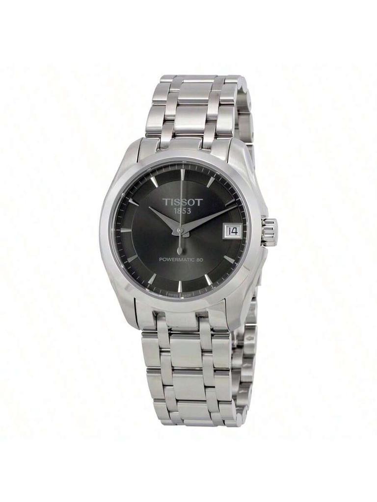 Tissot Women's Mechanical Watch, 100m Water-resistant, Stainless Steel Strap T035.207.11.061.00