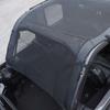 Sunshade Full Mesh Shade Top Anti-UV Leateher Top Cover for Jeep Wrangler JL 2018 Up  4-Door Version Provide UV Protection Car Accessories