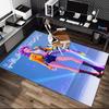 [1pc Kpop Demon Hunters Office Chair Carpet] Digital Printed Area Rug for Home & Game Room Use, Soft Indoor Sofa Chair Mat