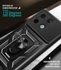 Für Xiaomi Redmi Note 13 12 Pro plus 5G 4G Hülle Auto Magnetringhalter Schiebekamera Armor Stoßfest Xiaomi POCO X6 M6 Pro