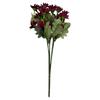 Silk Petal Artificial Outdoor Sunset Mums Flowers 21 Heads Simulated Flower  for All Season
