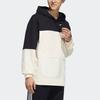 adidas casual sports pullover hoodie with color blocks, unisex,