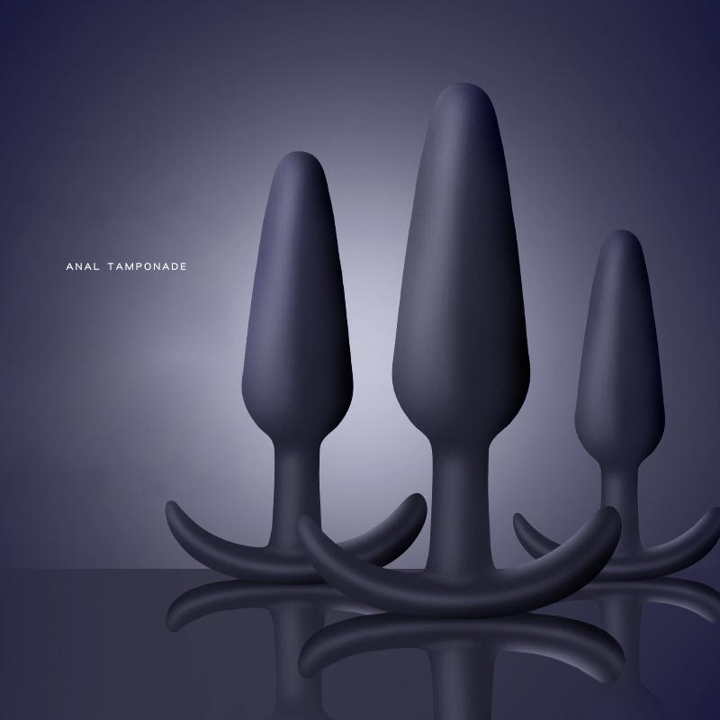 1/3Pcs Anal Plug Soft Silicone Butt Plug Bullet Vibrator Stimulator Adult Sex Toys For Men/Women Anal Prostate Massager For Gay