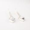 Dendritischer Opal Edelstein 925 Sterlingsilber Schmuck Handgefertigt Lange Ohrringe 2,3" EE-166-30