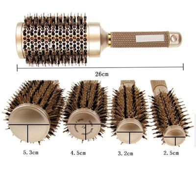 1 Set Salon Hair Brush Curling Iron Round Hair Brushes Hairstylist Styling Cylinder Comb Professionalhairdressing Accessories