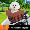 Folding Front Bike Basket for Pets & Accessories