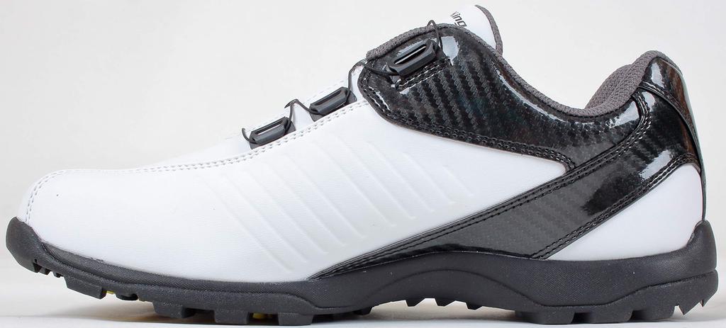 ATOP Dial Roger King Spikeless Golf Shoes Wide 4E RK-08 (White, 27.0cm)