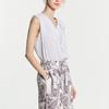 L Affair Women Hypnotic Red 5 Short Rayon Pants + Mystic Sky bLue 7 Short Rayon