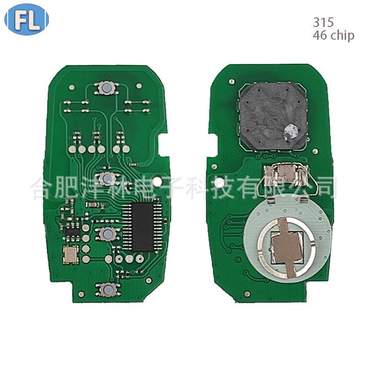 Compatible 4-Button Key Fob for Chevrolet Malibu Sedan (315 MHz, 46 Chip)