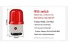Magnetic Rotating Strobe Alarm Light with Sound and Flash - 220V/24V/380V