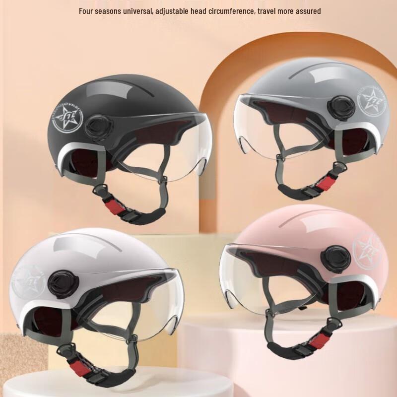 Gurede Unisex Summer Electric Motorcycle Half Helmet