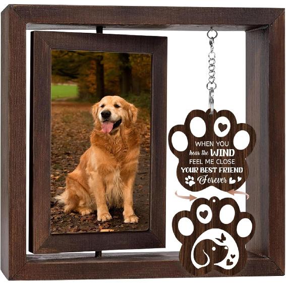 Pet Memorial Frame for Dogs - Dog Memorial Gifts for Loss of Dog, Loss of Pet Sympathy Gift Remembrance Bereavement Passing Away Gifts in Memory of