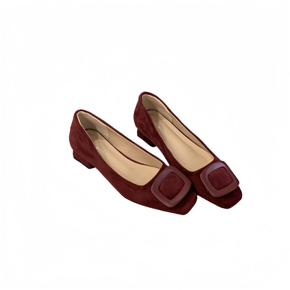 2025 Autumn New Single Shoes Thick Heel Mary Jane Single Shoes Women Ol Commuting