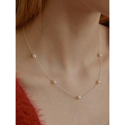 Dot Fresh Water Pearl Necklace Nz2080