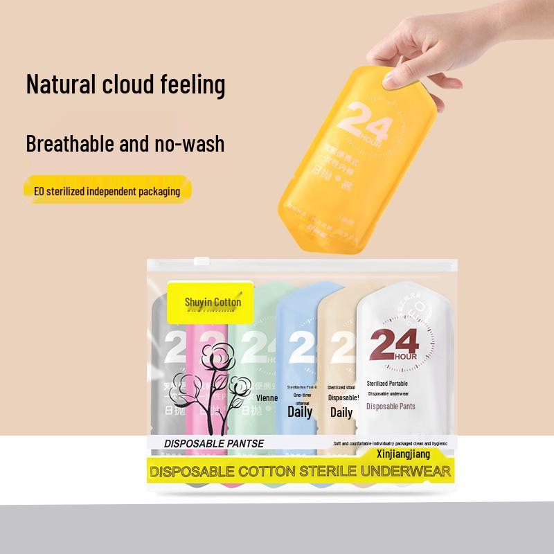 Sterilized Disposable Maternity Panties - Wash-Free, Individually Packaged, Portable Plus Size