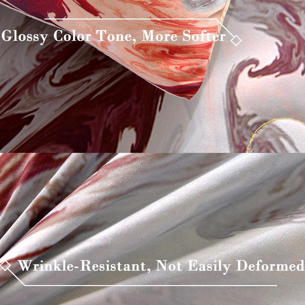 3pcs Oil Painting Design Printed Bedding Bedroom Set No Comfoter Duvet Cover Set 1 Duvet Cover and 2 Pillowcases Bedroom Decor