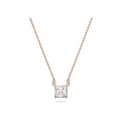 Colar Stilla Attract Clear Crystals e Rose Gold Tone 5510698 para mulheres